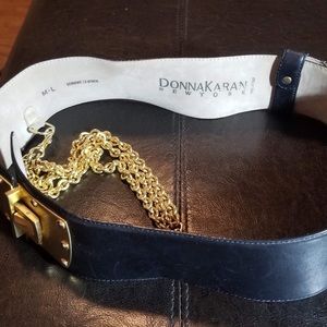 Donna Karan Genuine Leather Fashion Belt